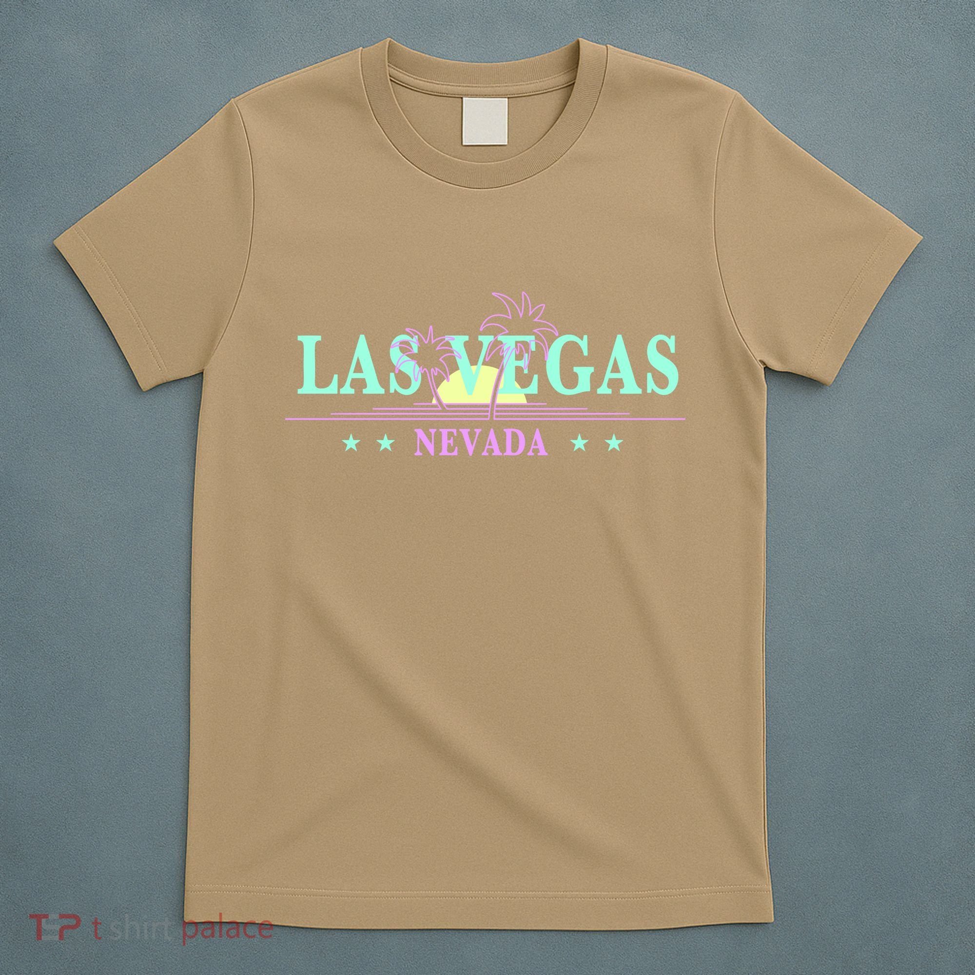 Funny Las Vegas Retro Sunset Palm Trees 1 T-Shirt