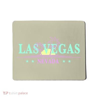 Funny Las Vegas Retro Sunset Palm Trees 1 Mousepad
