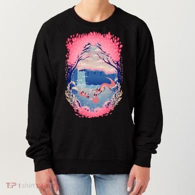 Fox Life View Illustration Women's Sweatshirt