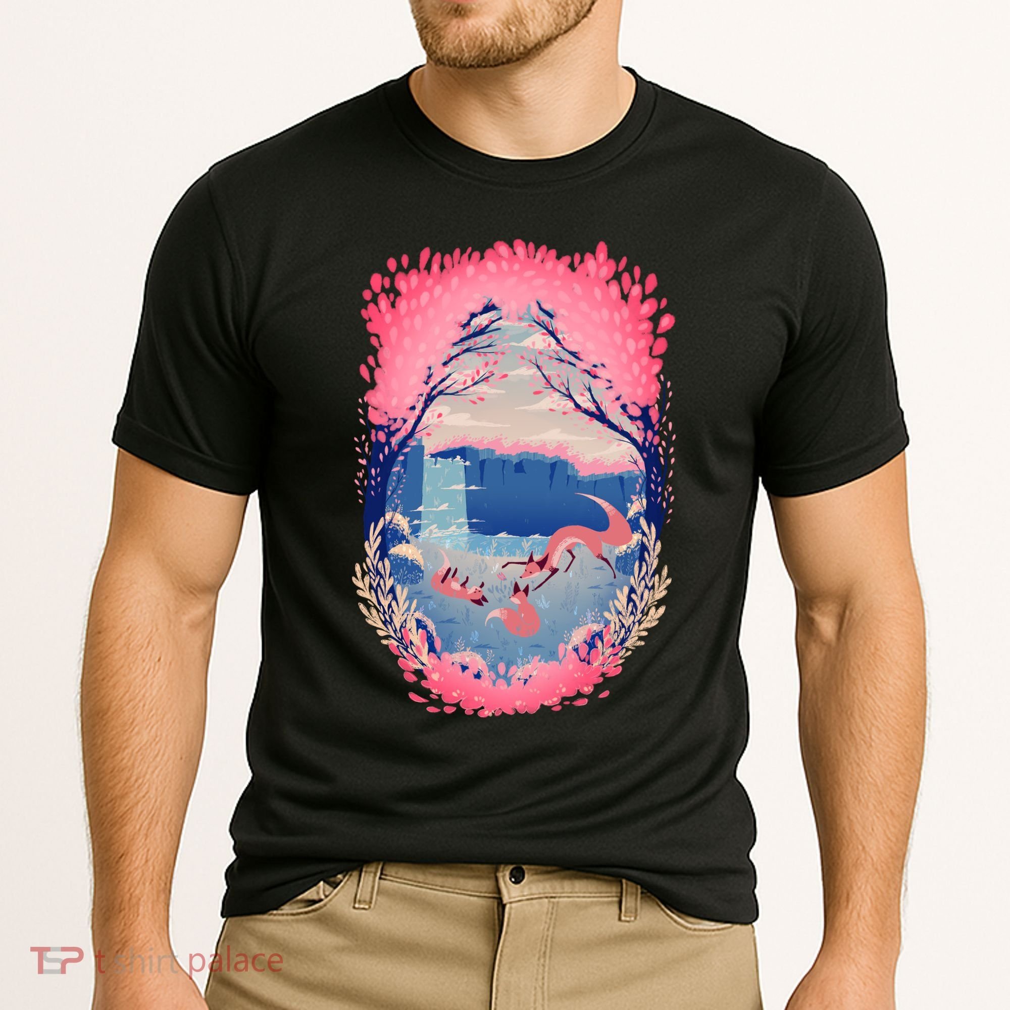 Fox Life View Illustration Cooling Performance Crew T-Shirt