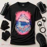 Fox Life View Illustration Cooling Performance Crew T-Shirt thumb 3