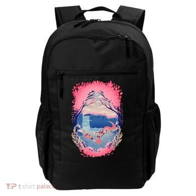 Fox Life View Illustration Backpack