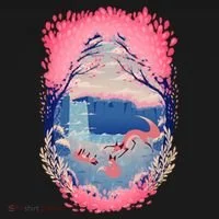 Fox Life View Illustration Bucket Hat thumb 4
