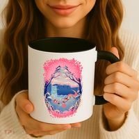 Fox Life View Illustration Coffee Mug thumb 3