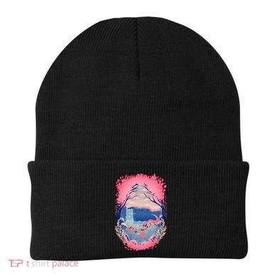 Fox Life View Illustration Beanie
