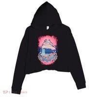 Fox Life View Illustration Crop Fleece Hoodie thumb 0