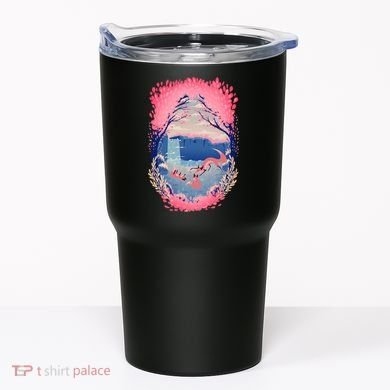 Fox Life View Illustration Tumbler