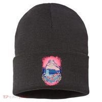 Fox Life View Illustration Sustainable Knit Beanie thumb 0