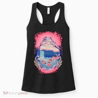 Fox Life View Illustration Women's Tank Top