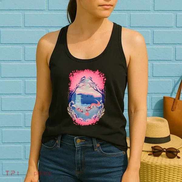 Fox Life View Illustration Women's Tank Top