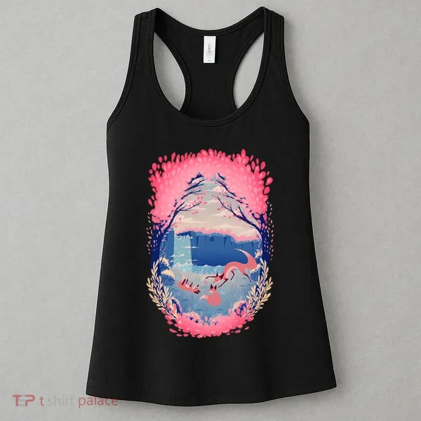 Fox Life View Illustration Women's Tank Top