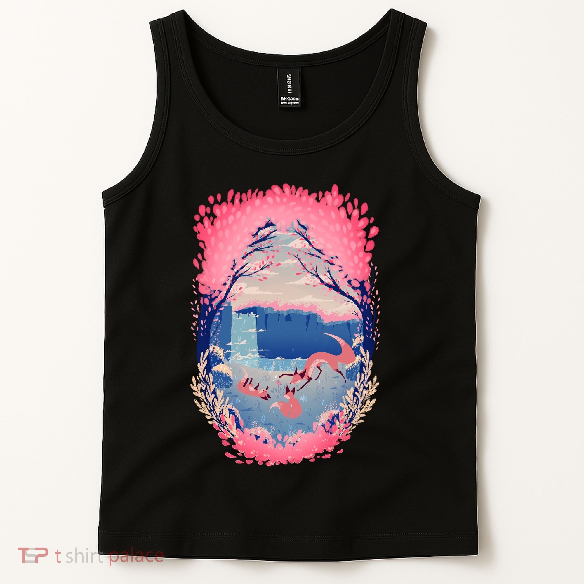 Fox Life View Illustration Tank Top
