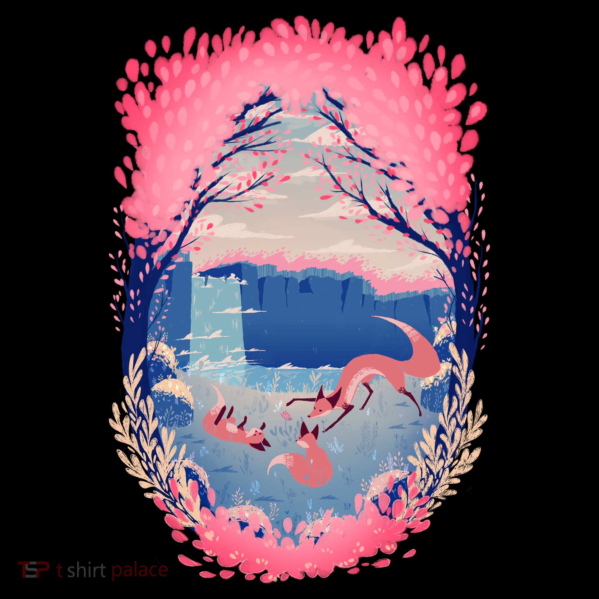Fox Life View Illustration Tank Top