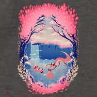 Fox Life View Illustration Vector Backpack thumb 2