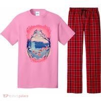 Fox Life View Illustration Pajama Set thumb 0