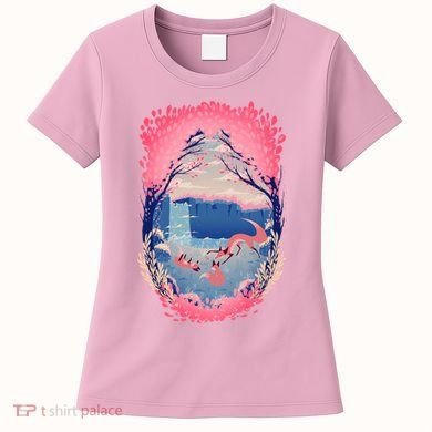 Fox Life View Illustration Women's T-Shirt