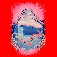 Fox Life View Illustration Santa Hat thumb 1