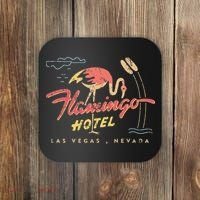 Flamingo Las Vegas Hotel Casino Retro Coaster thumb 0