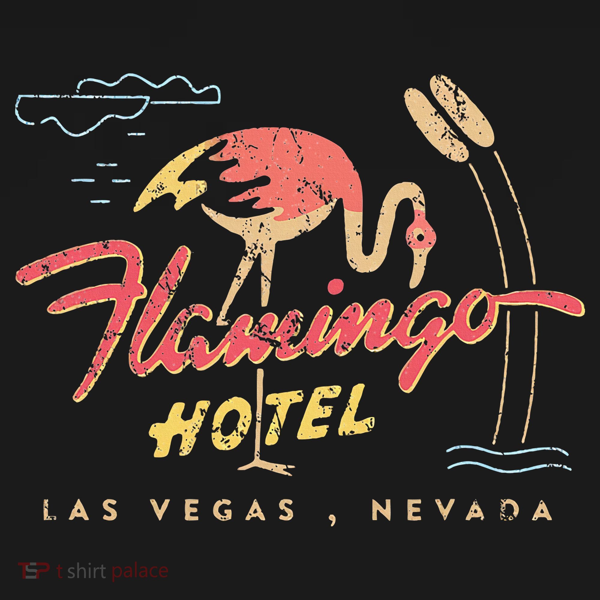 Flamingo Las Vegas Hotel Casino Retro Women's Hoodie