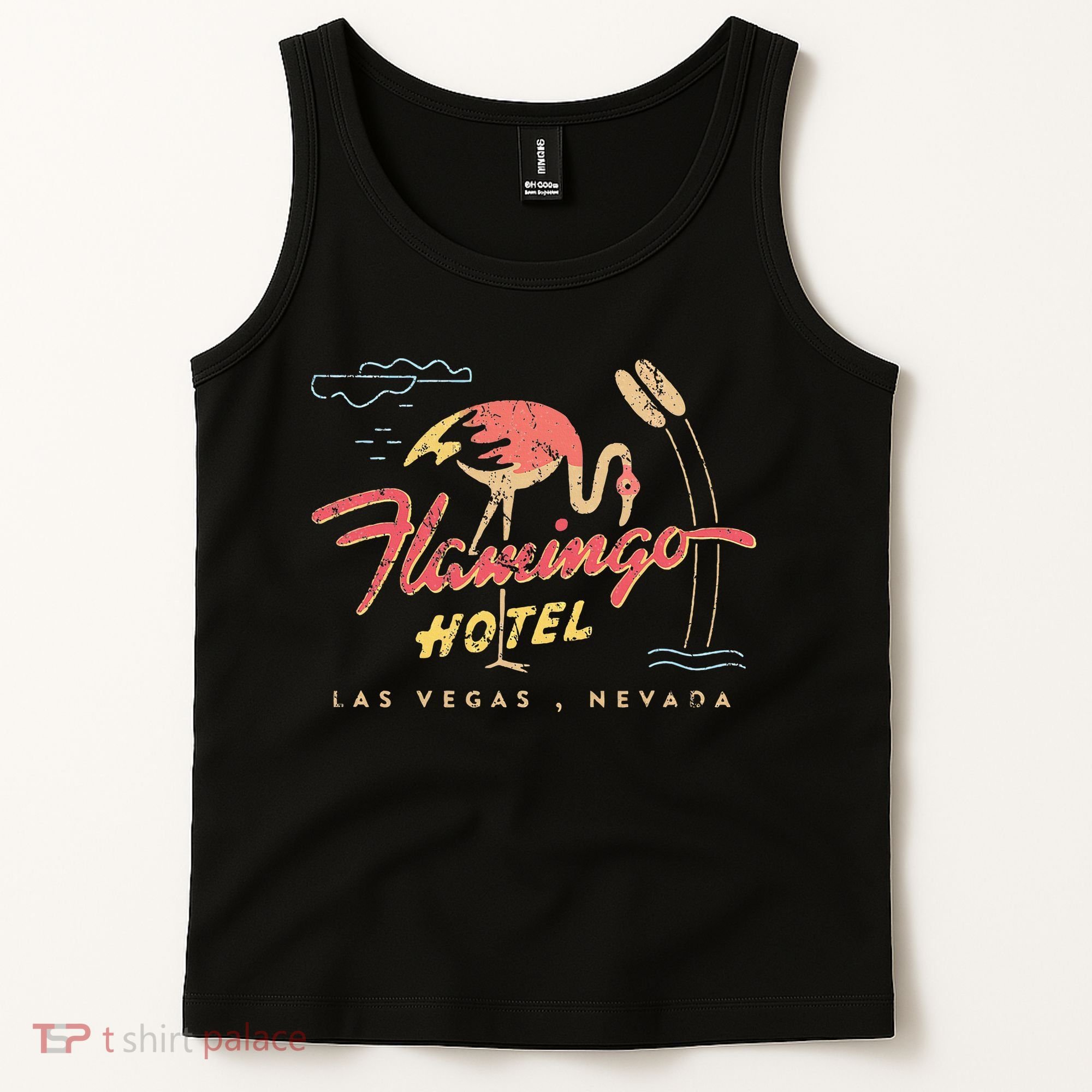 Flamingo Las Vegas Hotel Casino Retro Tank Top