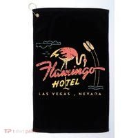 Flamingo Las Vegas Hotel Casino Retro Golf Towel thumb 0