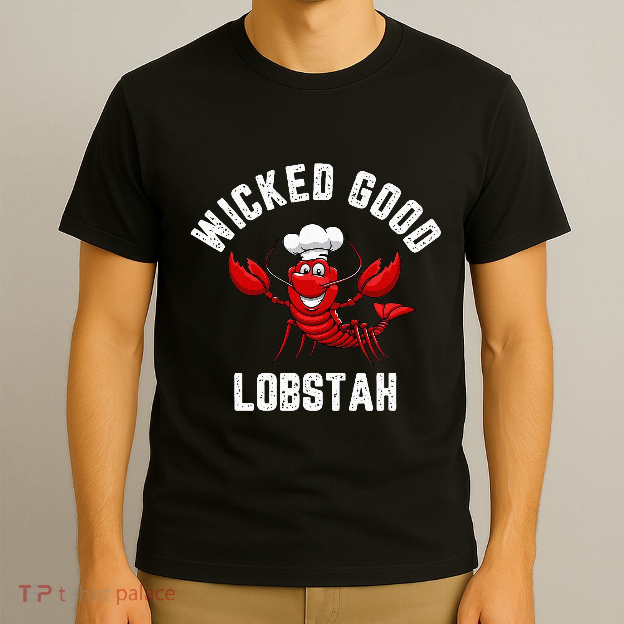 Funny Lobster Wicked Good Lobstah Maine New England T-Shirt