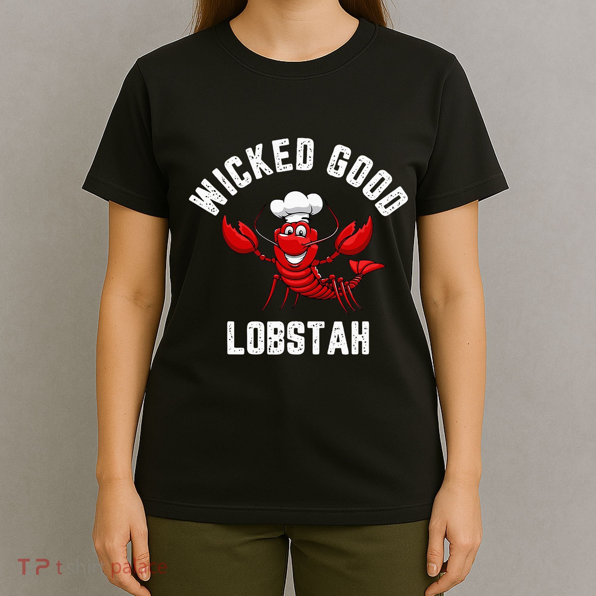 Funny Lobster Wicked Good Lobstah Maine New England T-Shirt