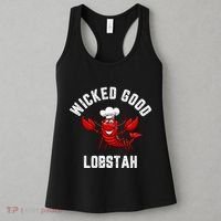 Funny Lobster Wicked Good Lobstah Maine New England Women's Tank Top thumb 3