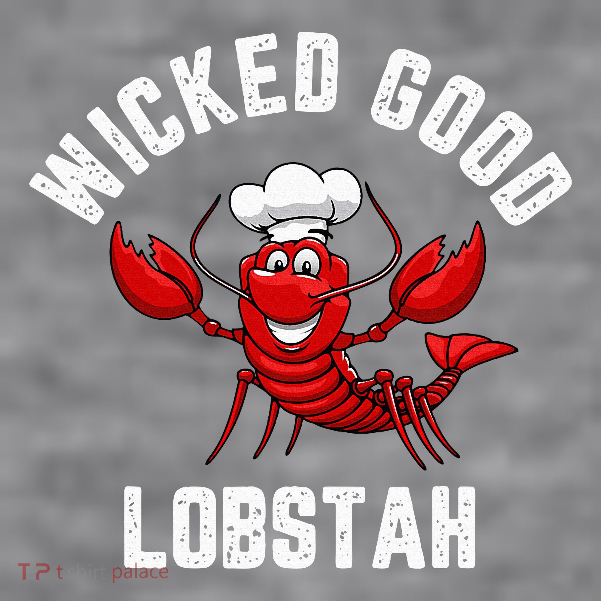 Funny Lobster Wicked Good Lobstah Maine New England Women's Racerback Cropped Tank