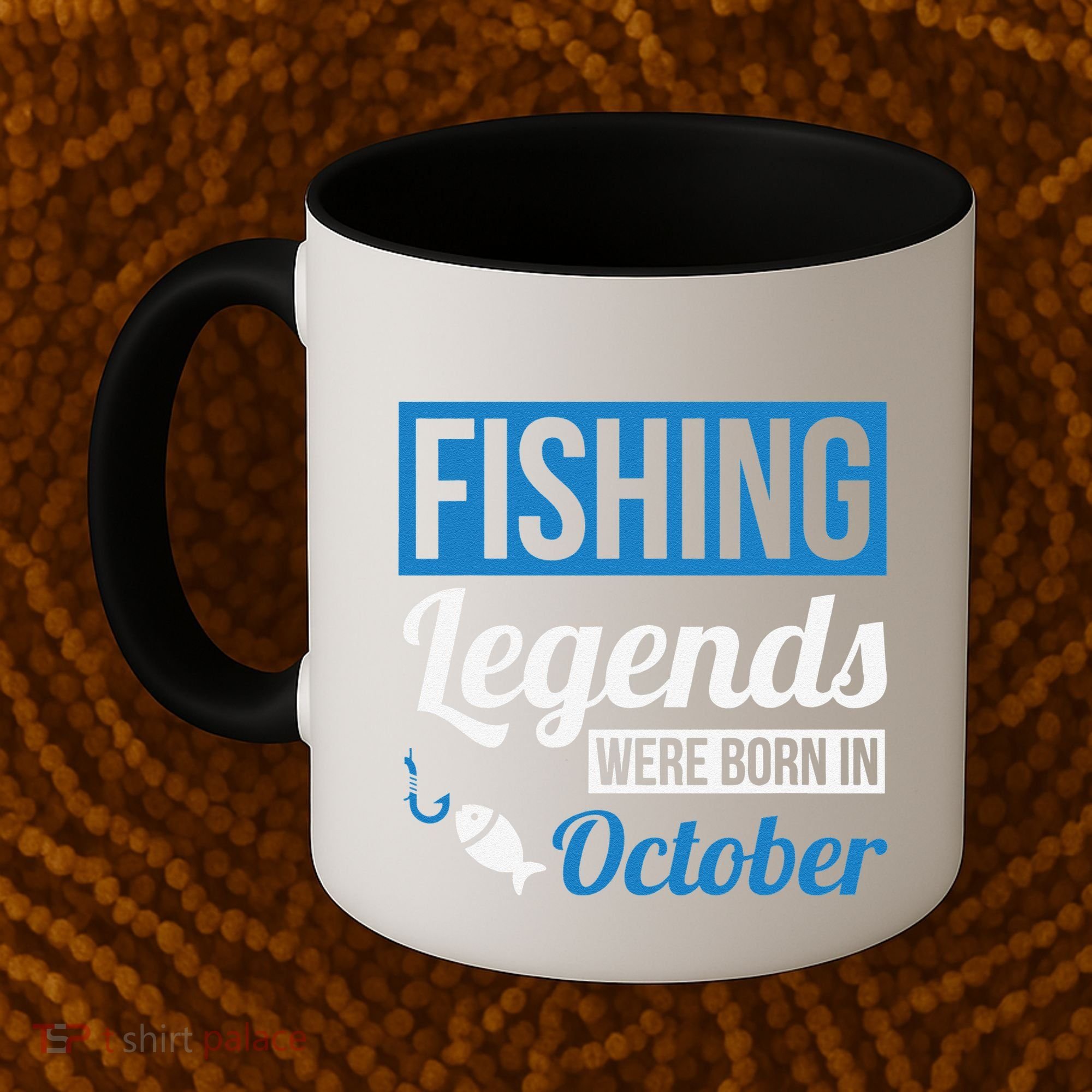 Fishing Legends Were Born In October Birthday Gift Coffee Mug