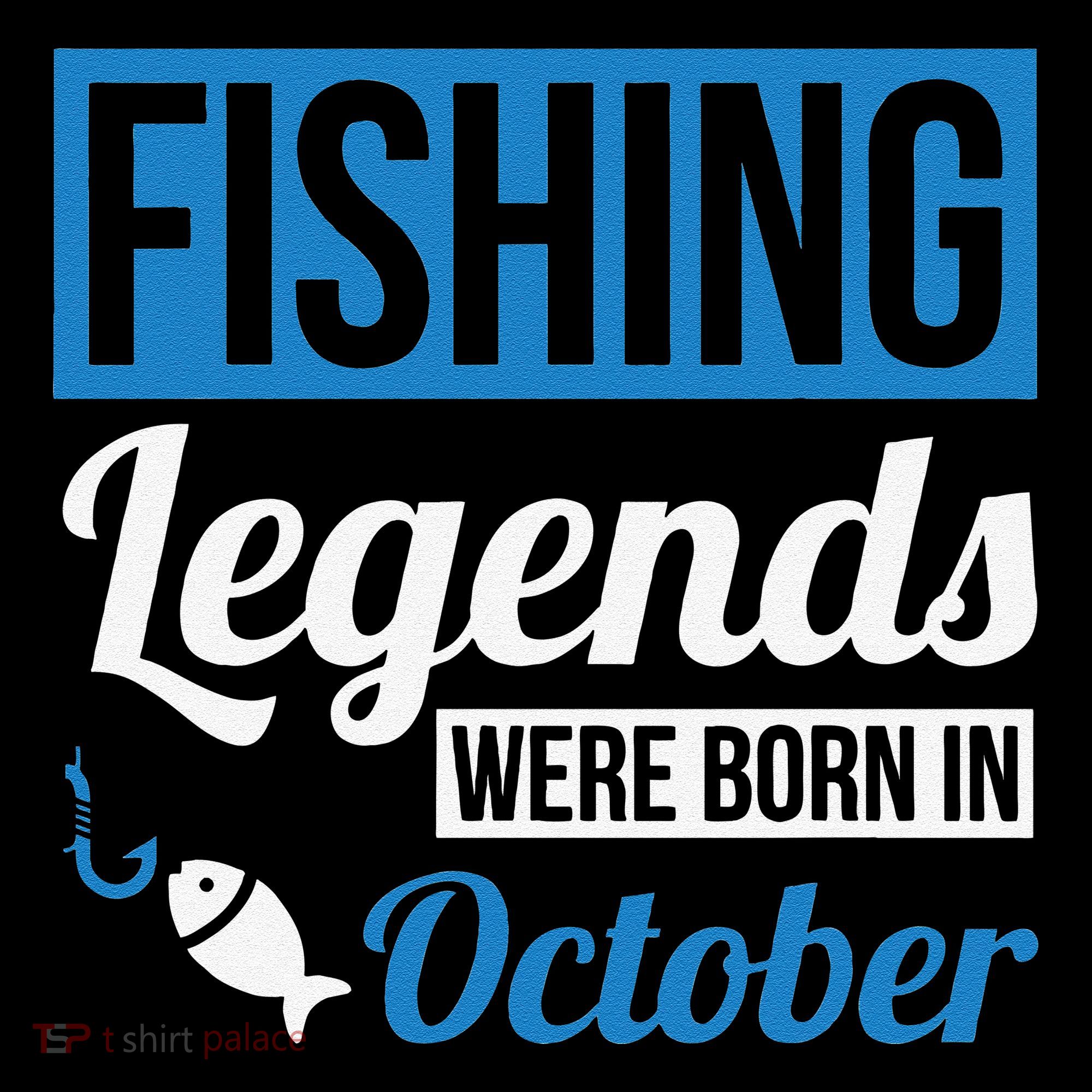 Fishing Legends Were Born In October Birthday Gift Coffee Mug
