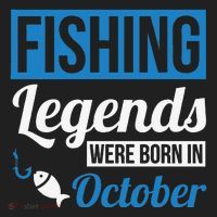 Fishing Legends Were Born In October Birthday Gift Hat thumb 2