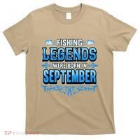 Fishing Legends Were Born In September Birthday Fisherman T-Shirt thumb 0