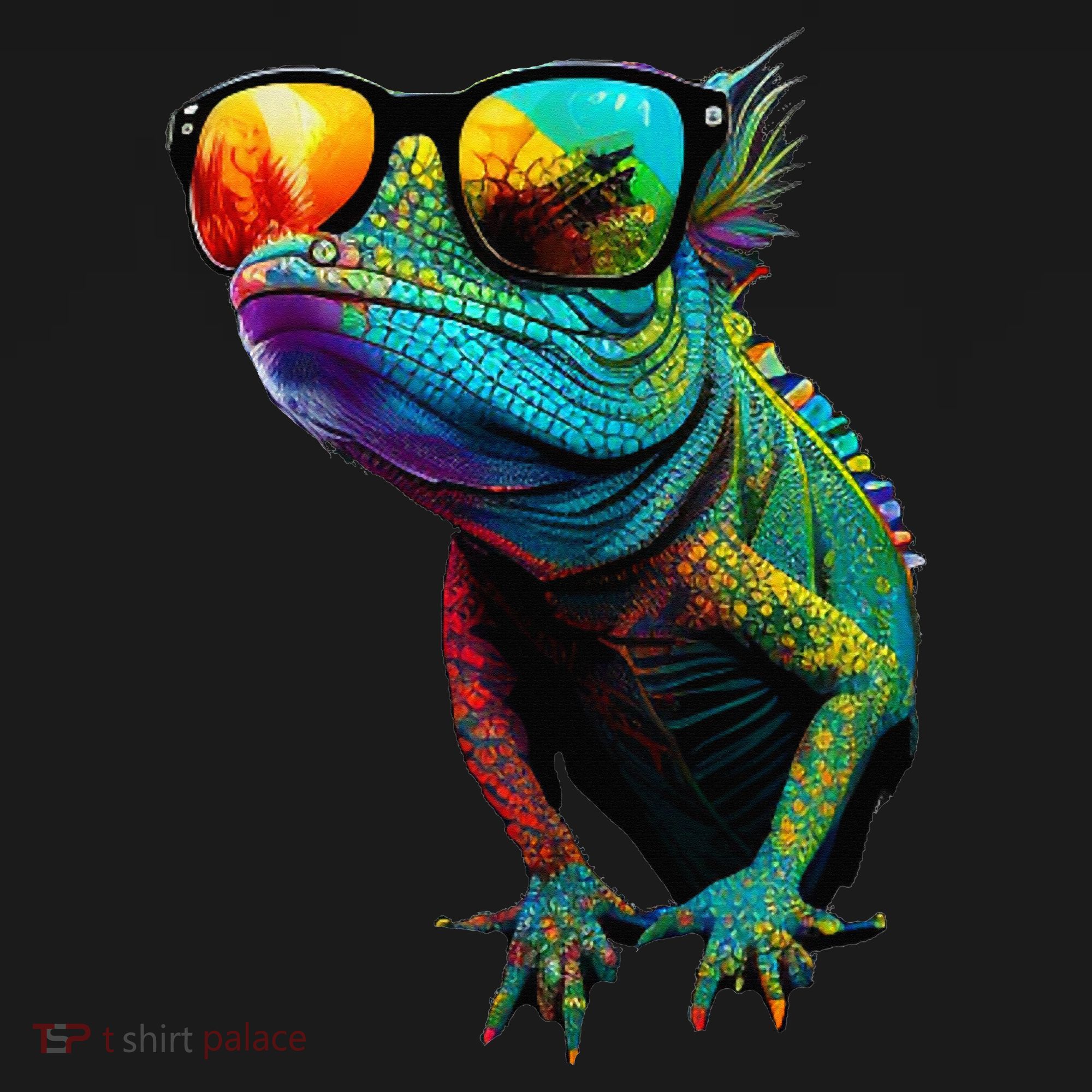 Funny Lizard With Sunglasses For Iguana & Reptiles Lovers Women's Tank Top