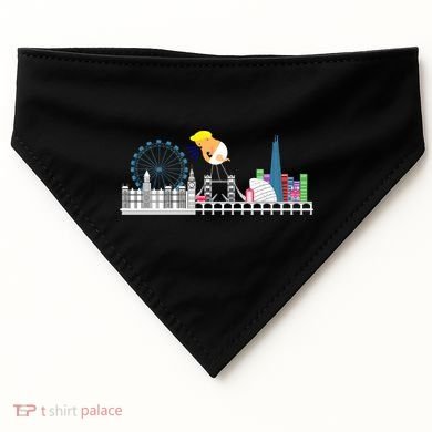 Fly Baby Trump Over City USA-Made Doggie Bandana