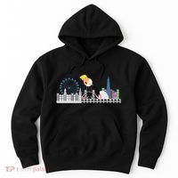 Fly Baby Trump Over City Hoodie thumb 0