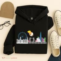 Fly Baby Trump Over City Hoodie thumb 4