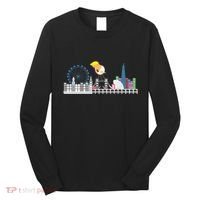 Fly Baby Trump Over City Long Sleeve Shirt thumb 0