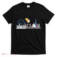 Fly Baby Trump Over City T-Shirt thumb 0