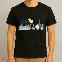 Fly Baby Trump Over City T-Shirt thumb 3
