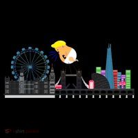 Fly Baby Trump Over City Coffee Mug thumb 5