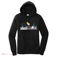 Fly Baby Trump Over City Women's Hoodie thumb 0
