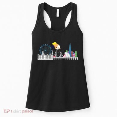 Fly Baby Trump Over City Women's Tank Top