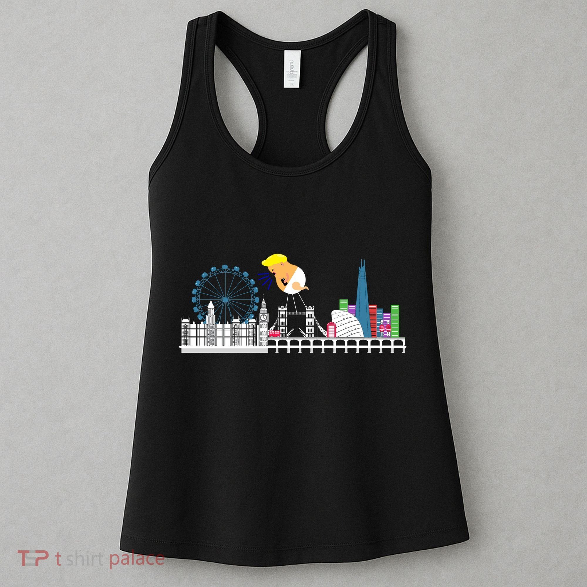 Fly Baby Trump Over City Women's Tank Top