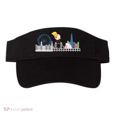 Fly Baby Trump Over City Visor