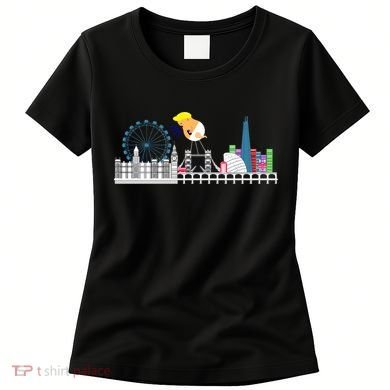 Fly Baby Trump Over City Women's T-Shirt