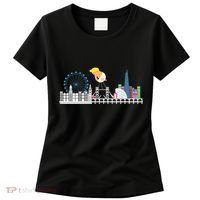Fly Baby Trump Over City Women's T-Shirt thumb 0