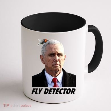 Fly Detector Mike Pence  Coffee Mug back