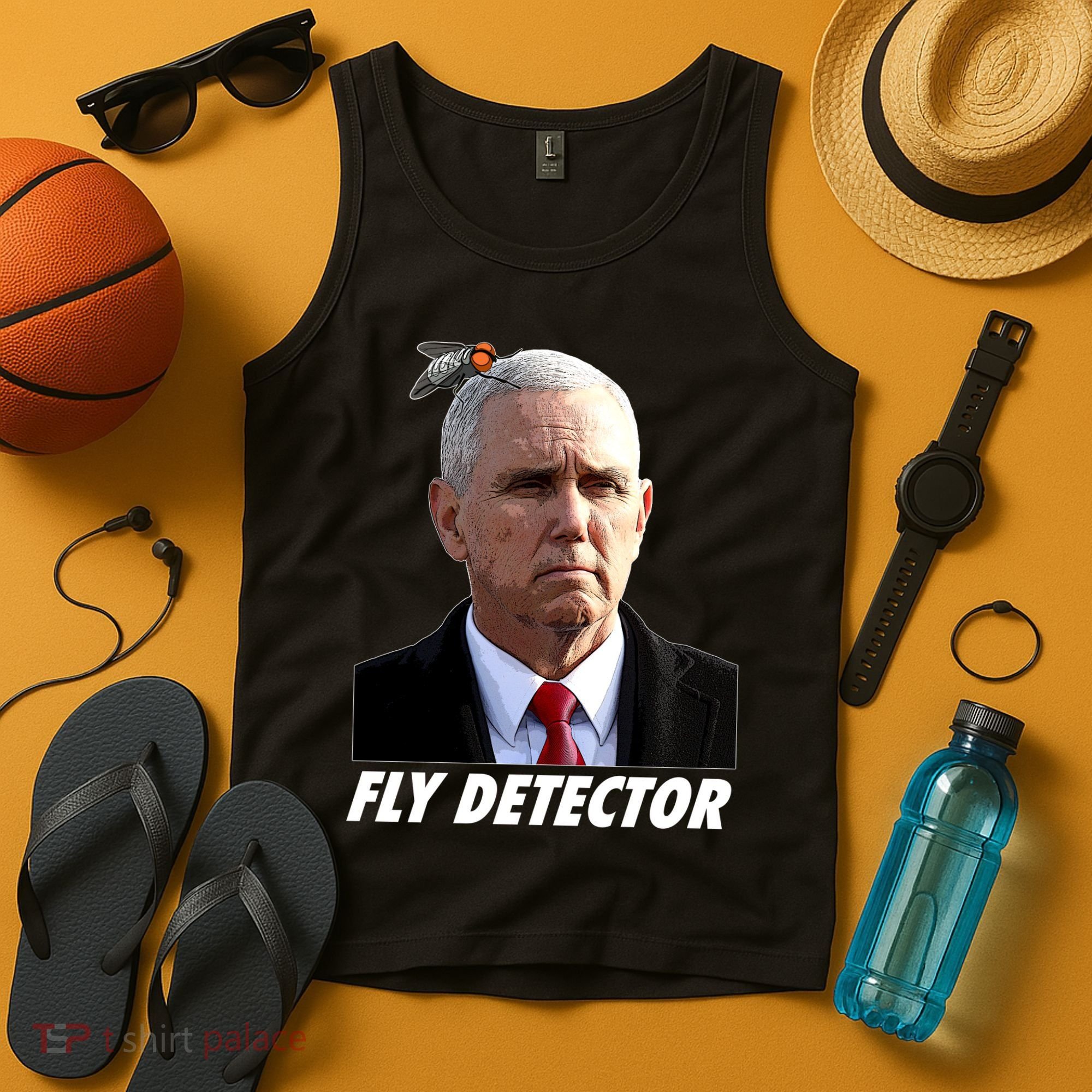 Fly Detector Mike Pence  Tank Top