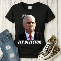 Fly Detector Mike Pence  Women's T-Shirt thumb 3
